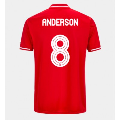 Moški Nogometni dresi Nottingham Forest Elliot Anderson #8 Domači 2025-26 Kratek Rokav Moški Nogometni dresi Nottingham Forest Elliot Anderson #8 Domači 2025-26 Kratek Rokav